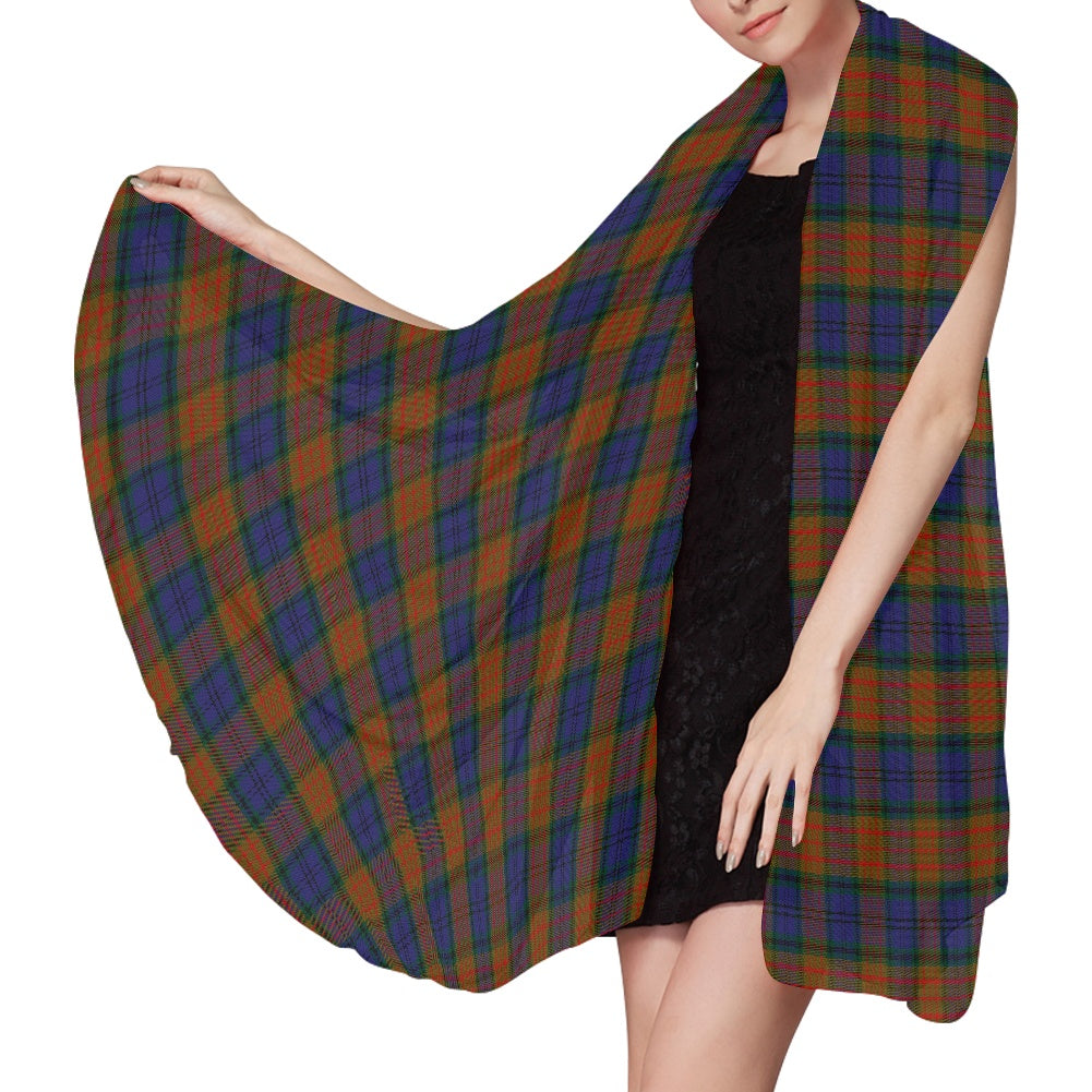 Irish County Longford Tartan Chiffon Scarf
