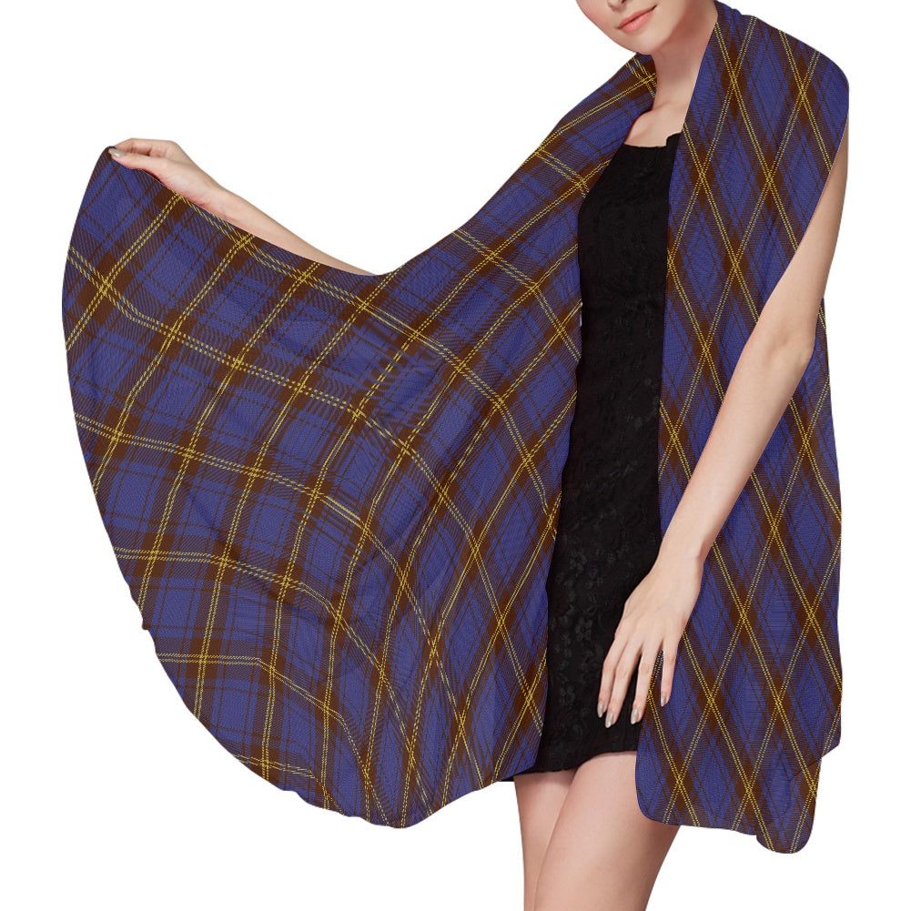 Irish County Sligo Tartan Chiffon Scarf