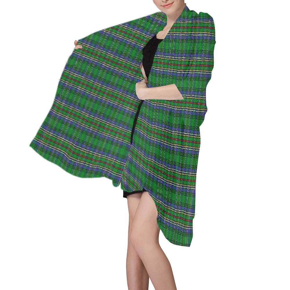 Clan Cockburn Tartan Chiffon Scarf