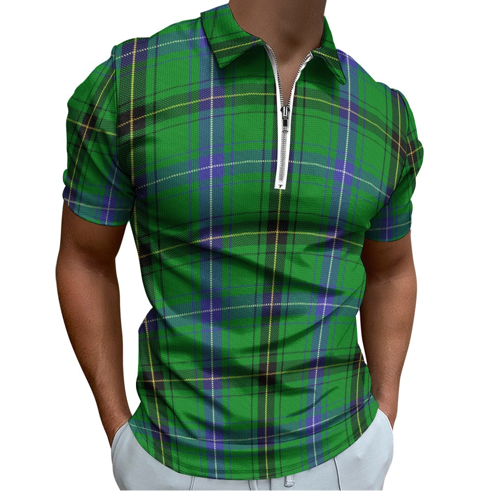 Clan Henderson Tartan Short sleeve polo shirt