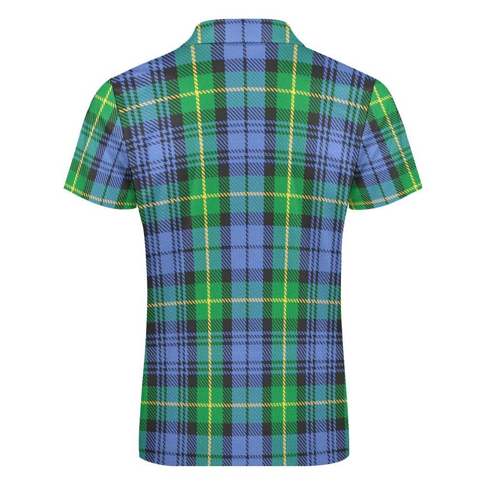 Clan Gordon Tartan Short sleeve polo shirt