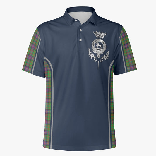 Clan Cochrane Crest & Tartan Polo Shirt