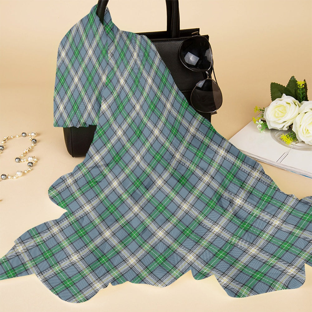 Clan MacDowall Tartan Bias Chiffon Scarf