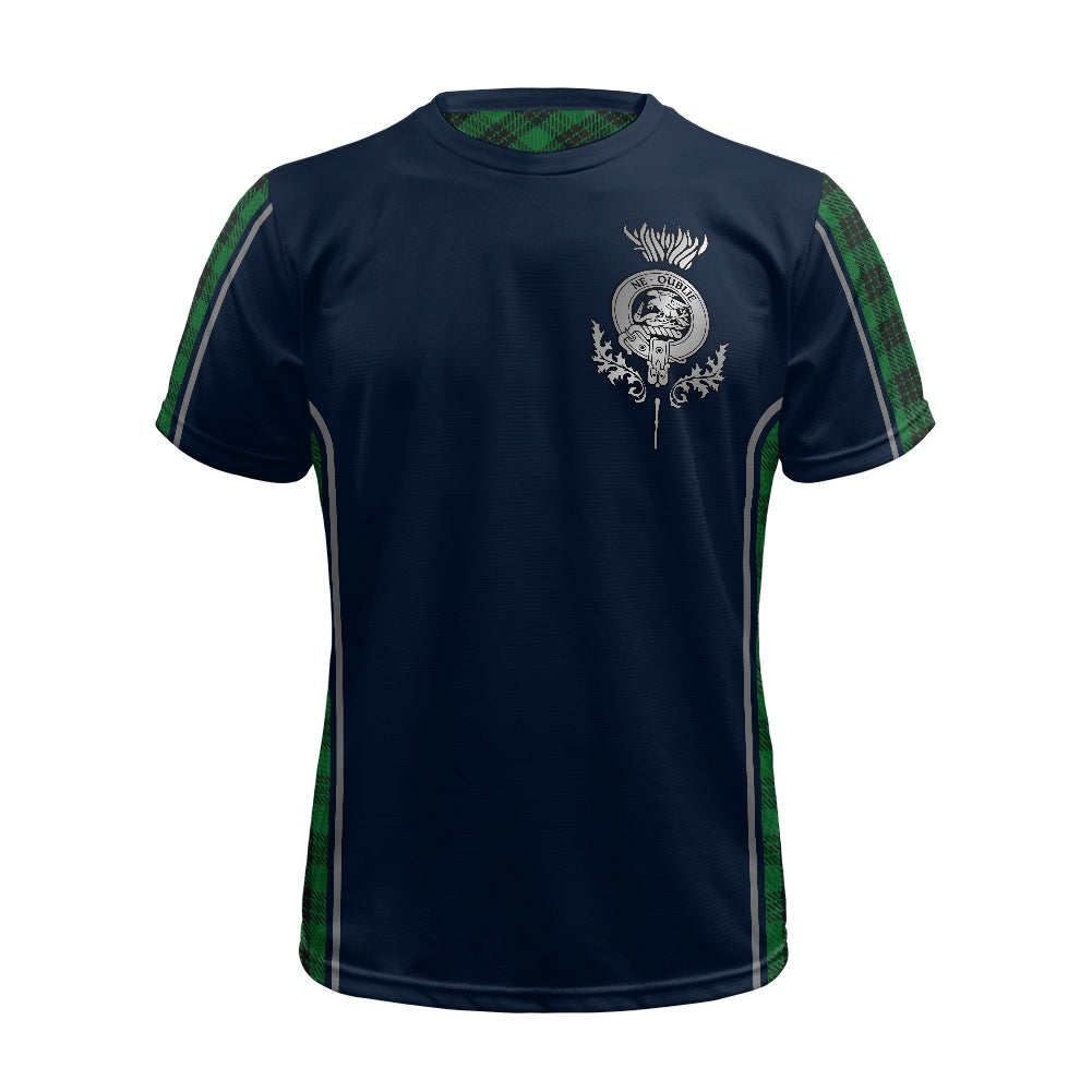 Clan Graham Crest & Tartan Football Shirt