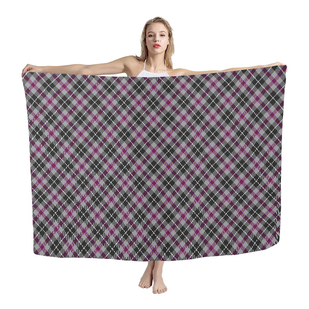 Cornish - Jewell Tartan Bias Chiffon Scarf