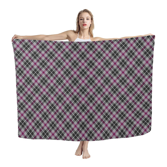 Cornish - Jewell Tartan Bias Chiffon Scarf