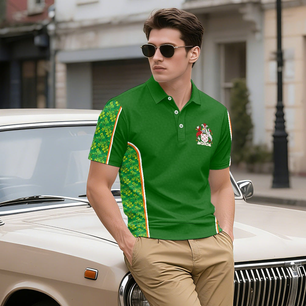 Irish Arms - Bracken Shamrock - Polo Shirt