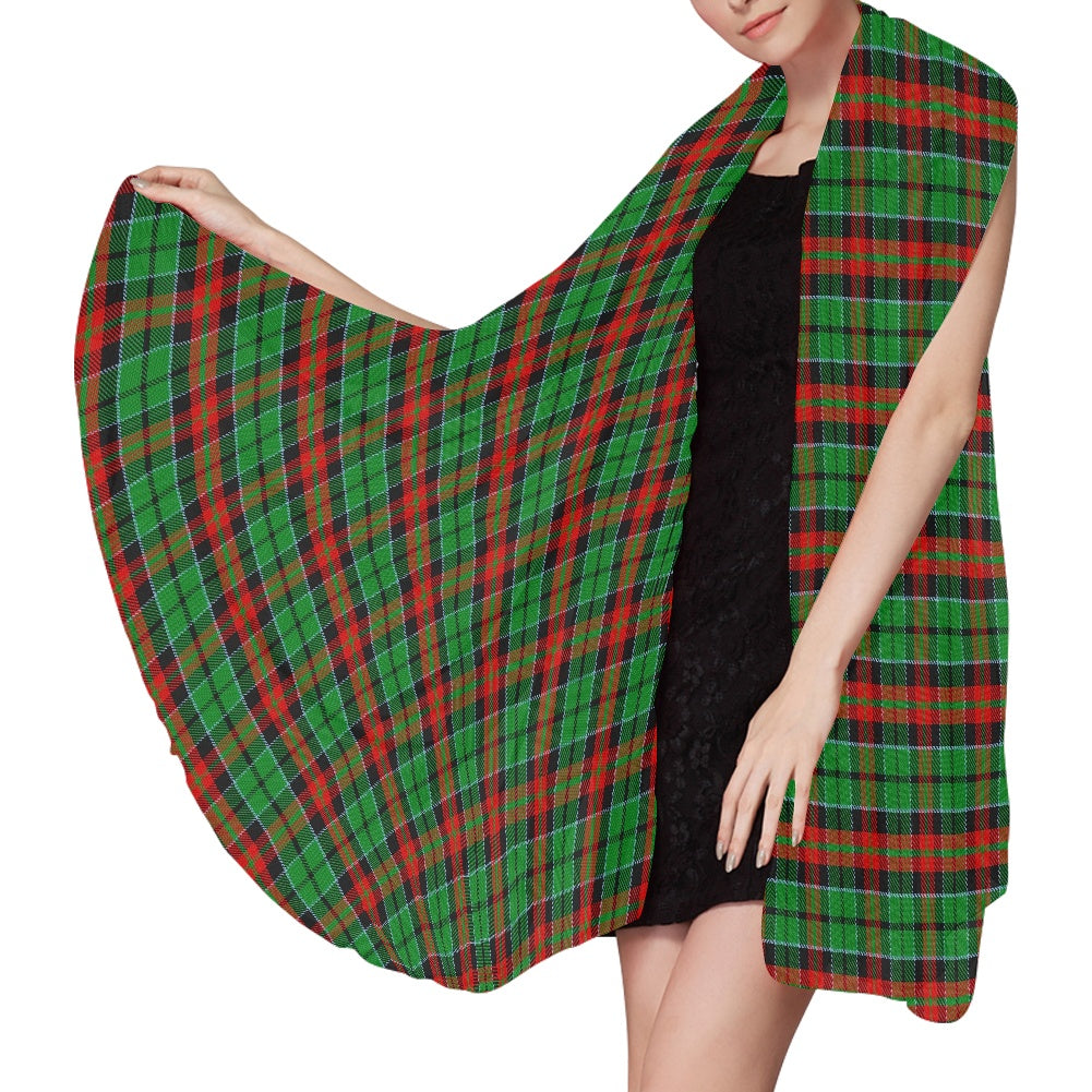 Clan Walker Tartan Chiffon Scarf