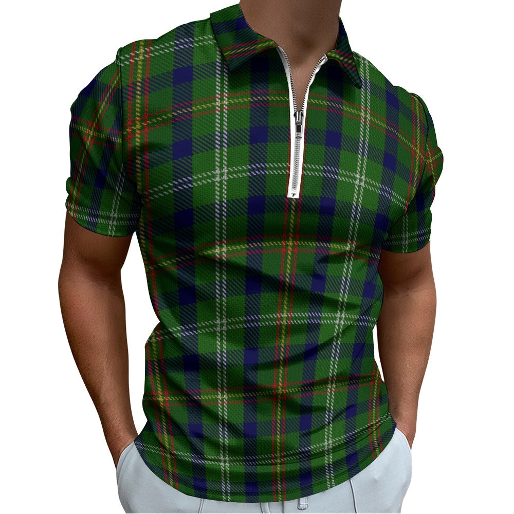 US State - Vermont Tartan Short sleeve polo shirt