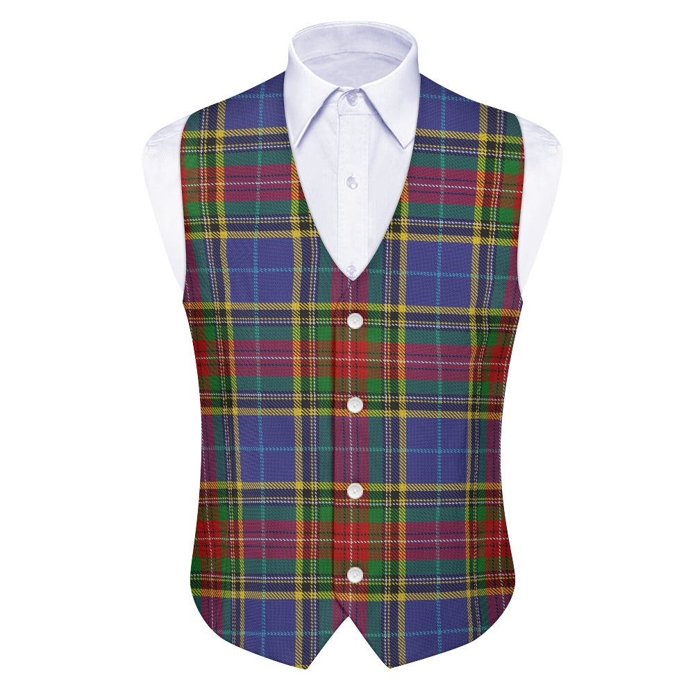 Clan Bethune Tartan Suit vest jacket