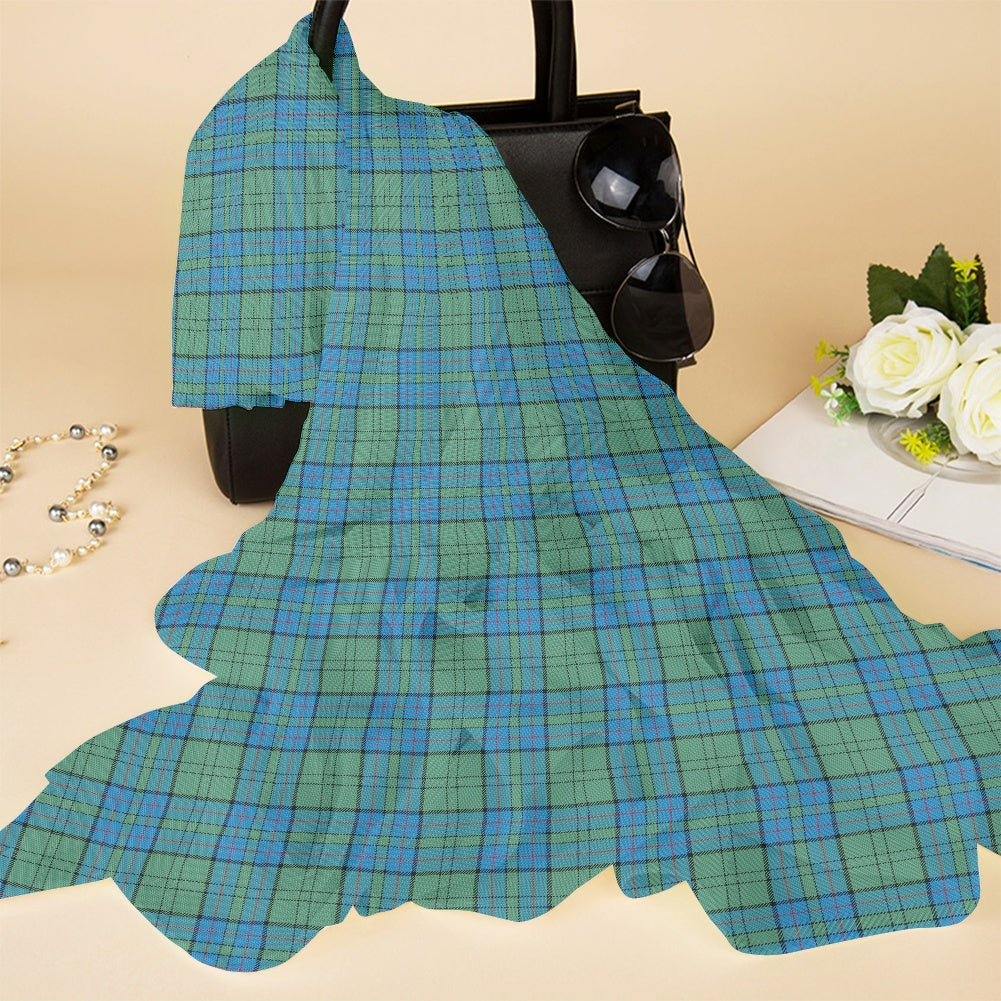 Clan Lockhart Tartan Chiffon Scarf