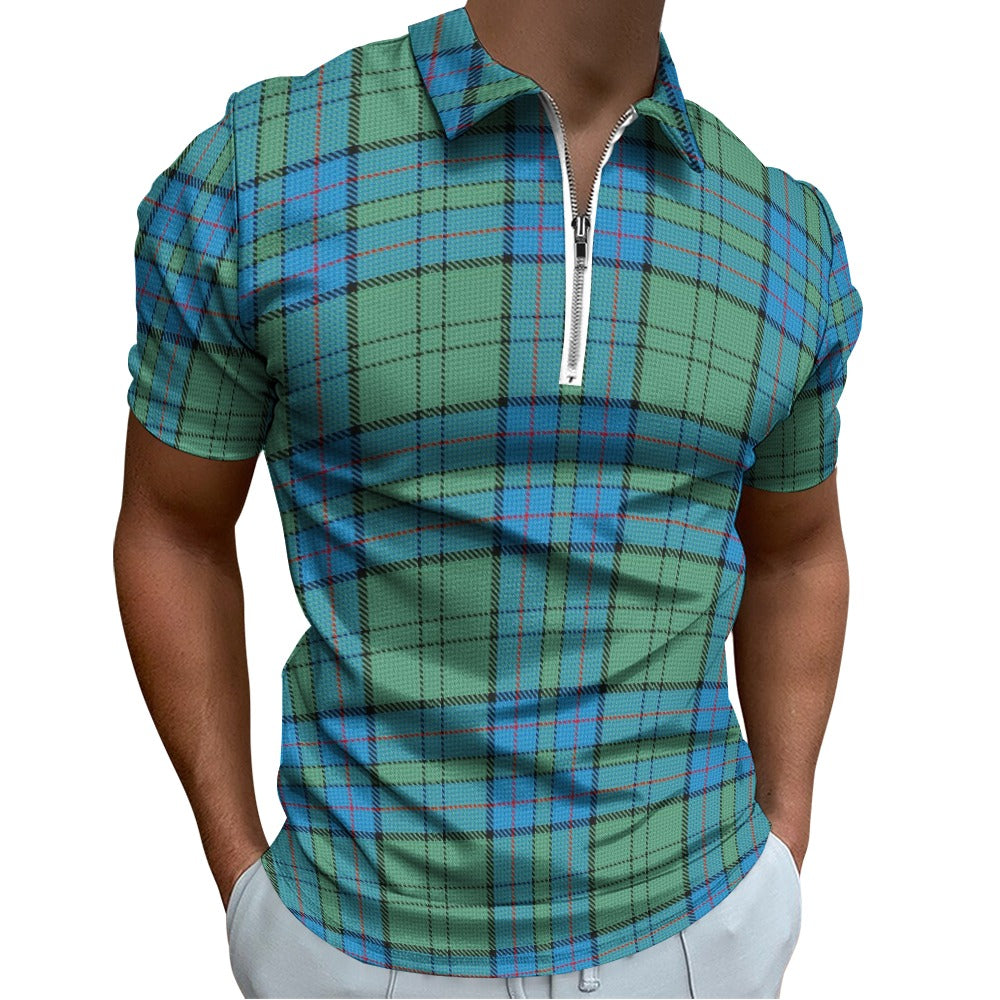 Clan Lockhart Tartan Short sleeve polo shirt