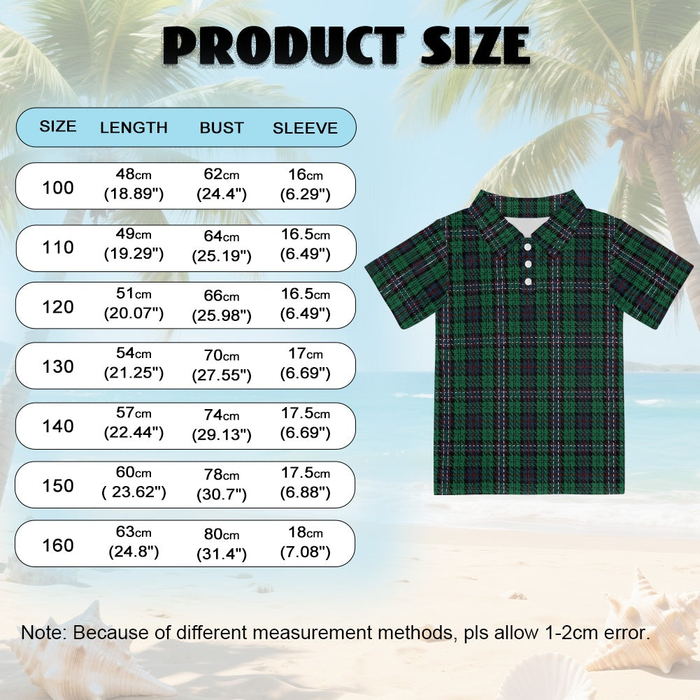 Scottish National Tartan Children's POLO shirt