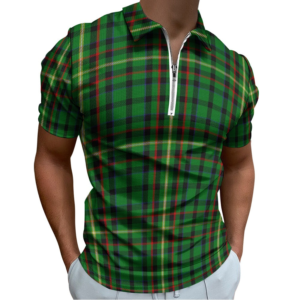 US State - Mississippi Tartan Short sleeve polo shirt