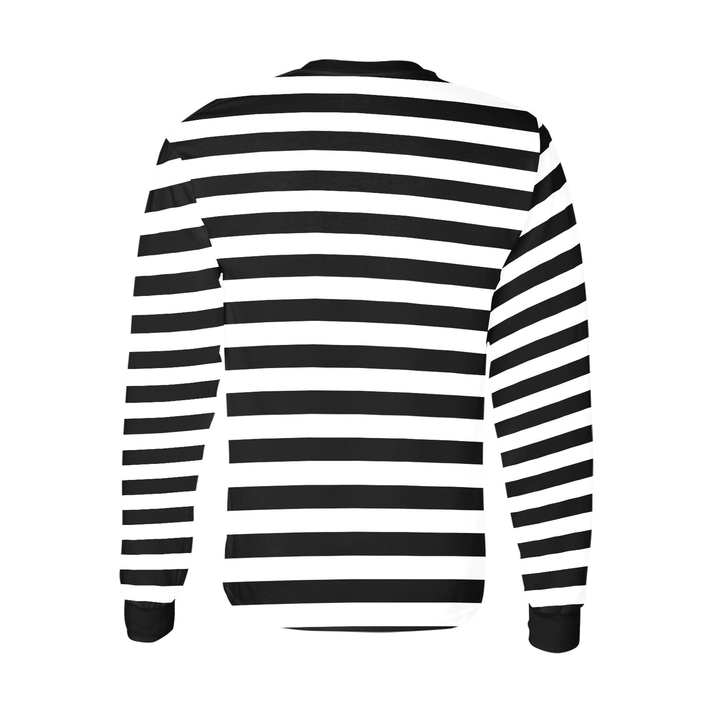 Black & White Striped Long Sleeve T-shirt