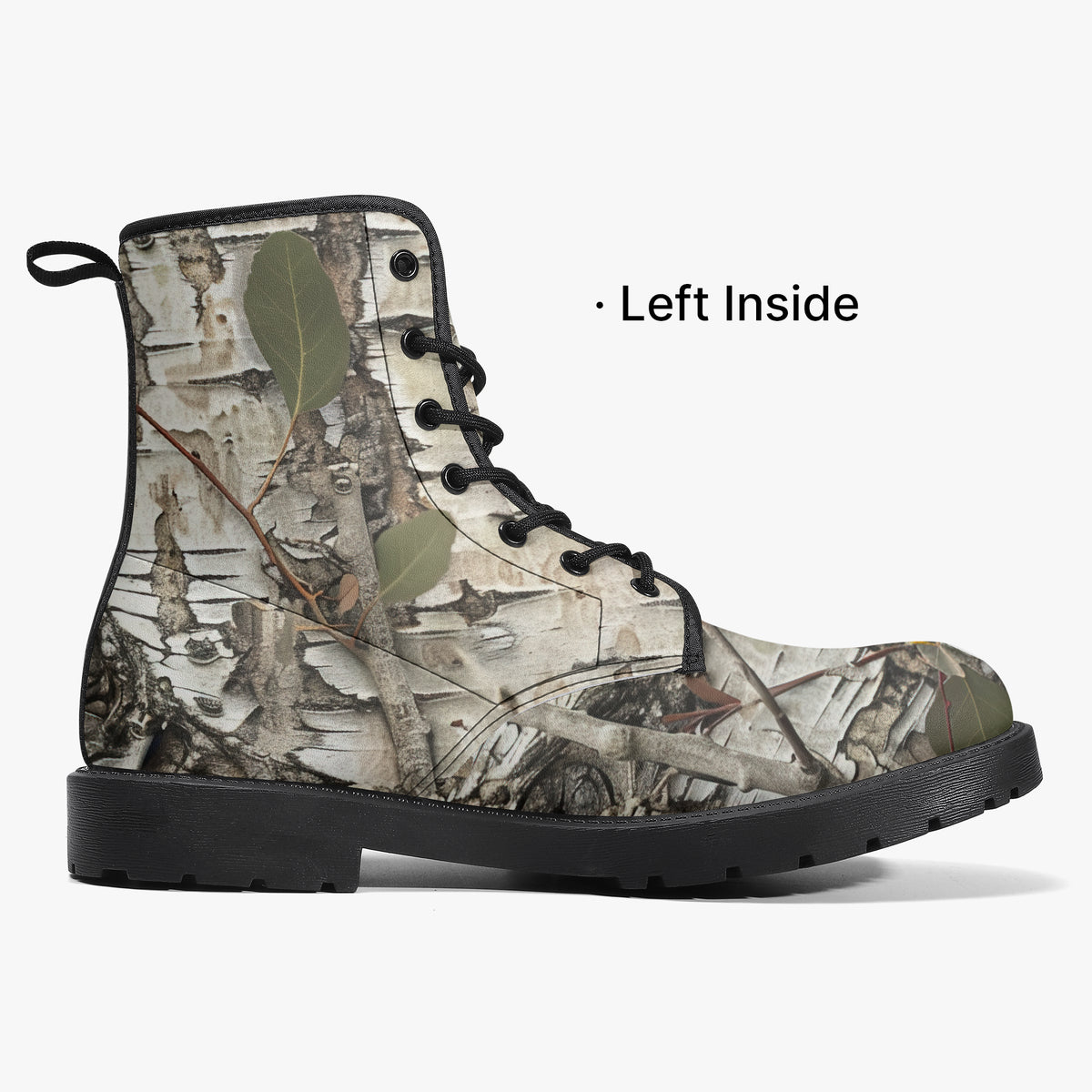 Aspen Bark - Hunting Camouflage - PU Leather Boots