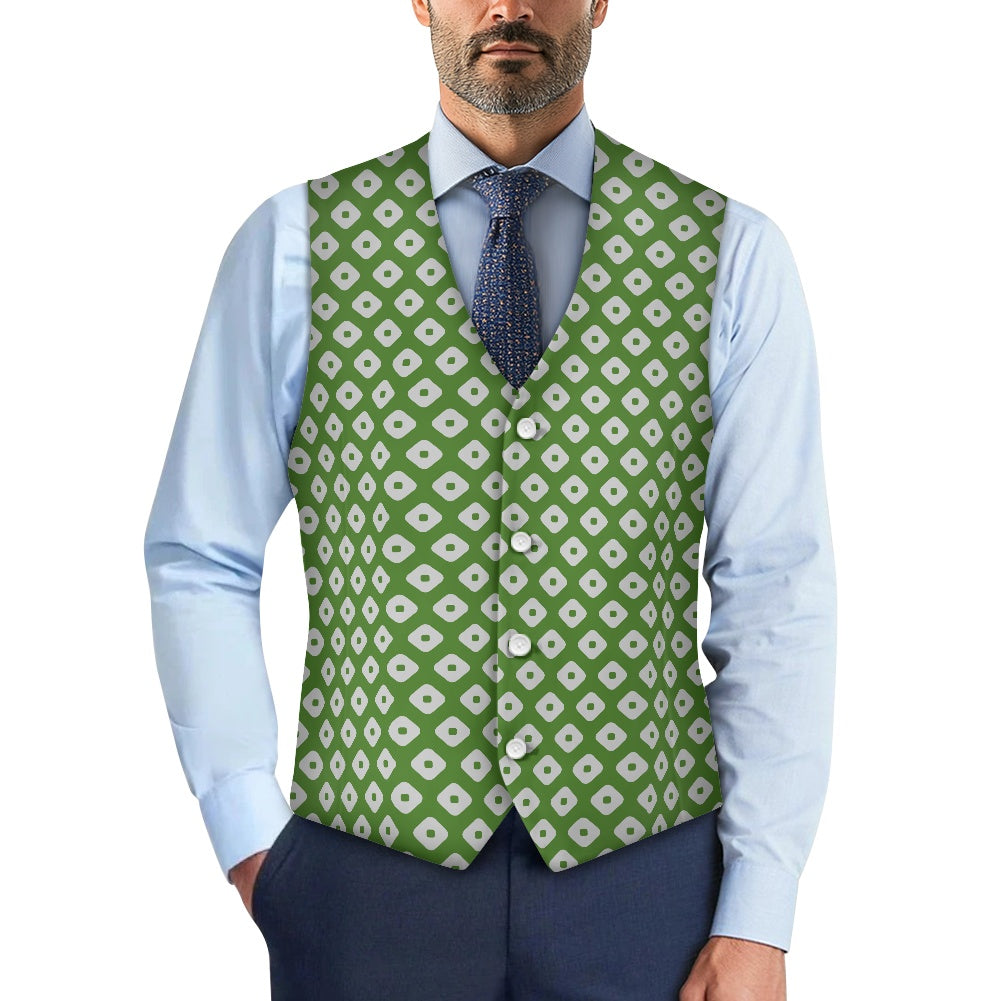 Wagara - Kanoko Green Suit vest jacket