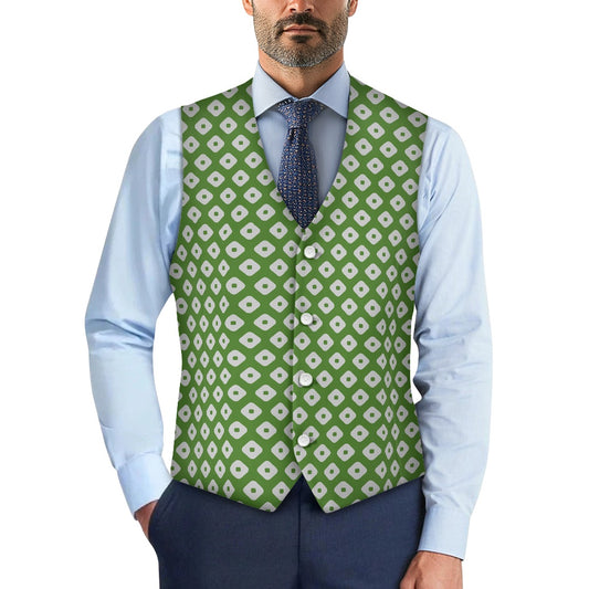 Wagara - Kanoko Green Suit vest jacket