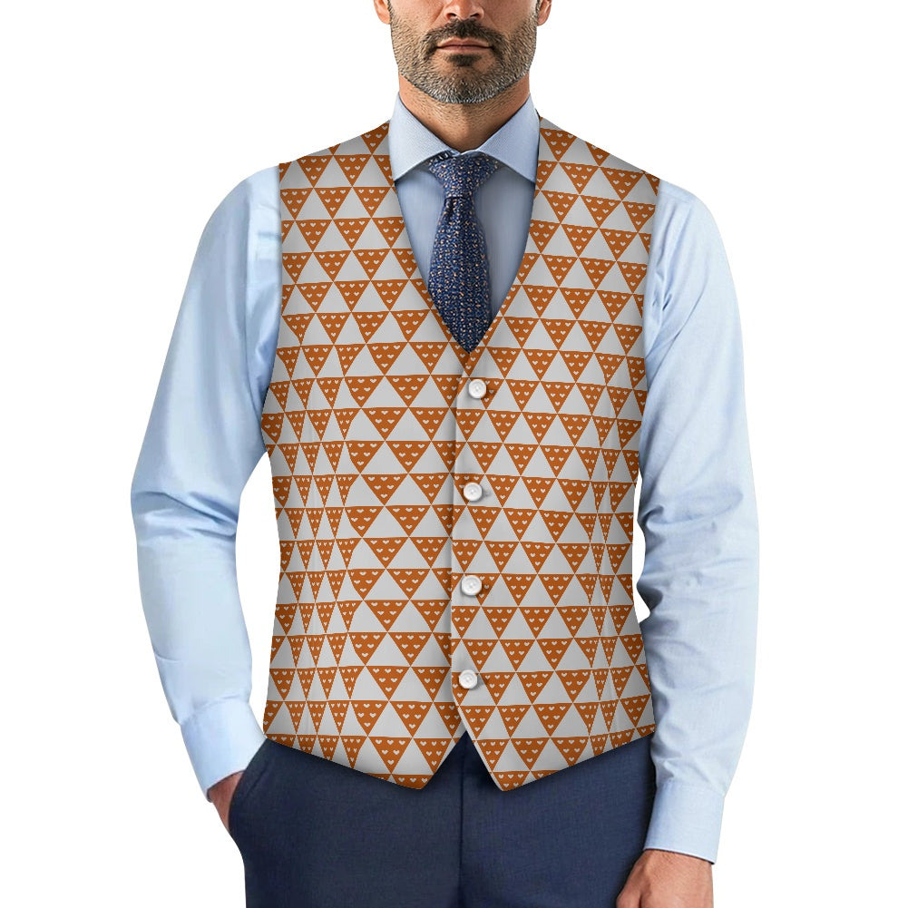 Wagara - Uroko Brown Suit vest jacket