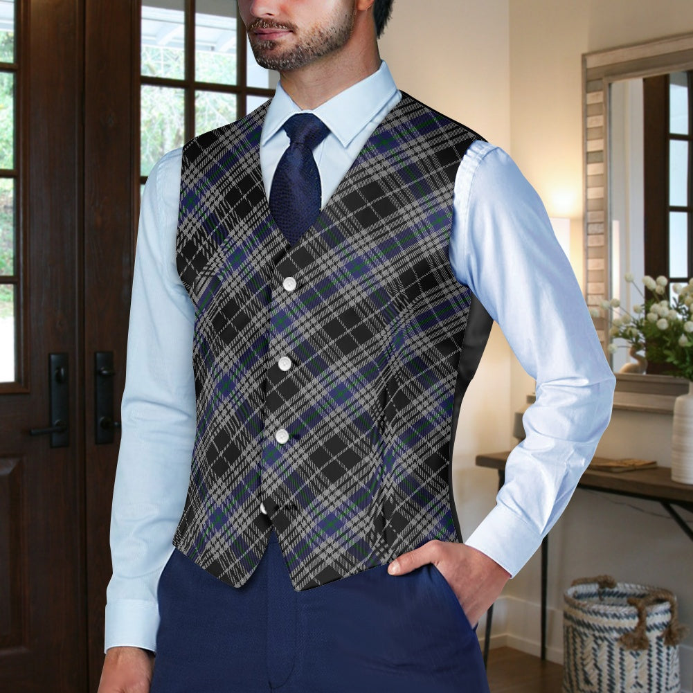 Breizh | Breton | Bretagne National Tartan Bias Suit vest jacket