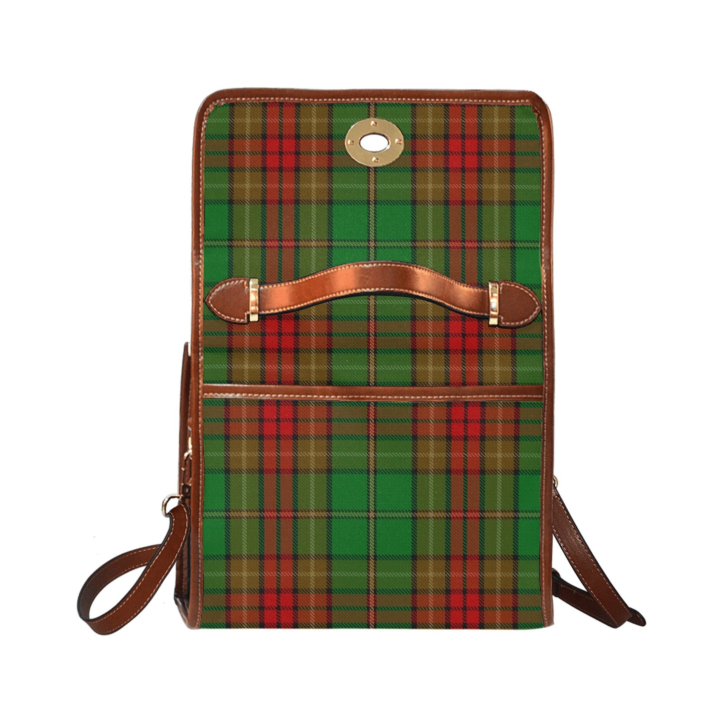 Irish County Cavan Tartan Canvas Handbag