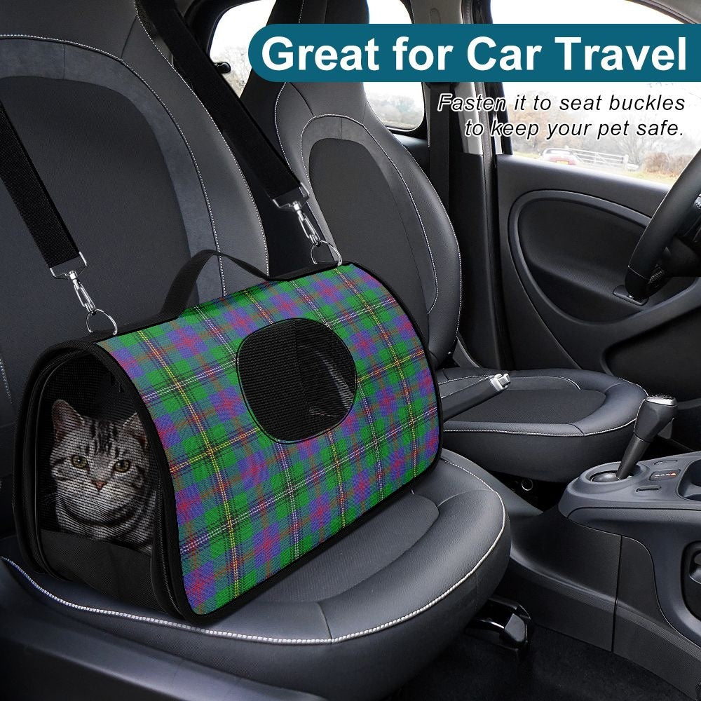 Clan Wood Tartan Pet Carrier Bag