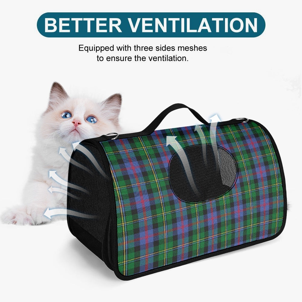 Clan Malcolm Tartan Pet Carrier Bag