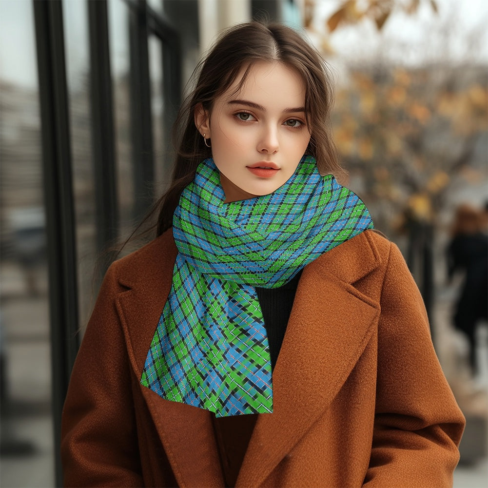 Clan Stirling Tartan Fluffy scarf