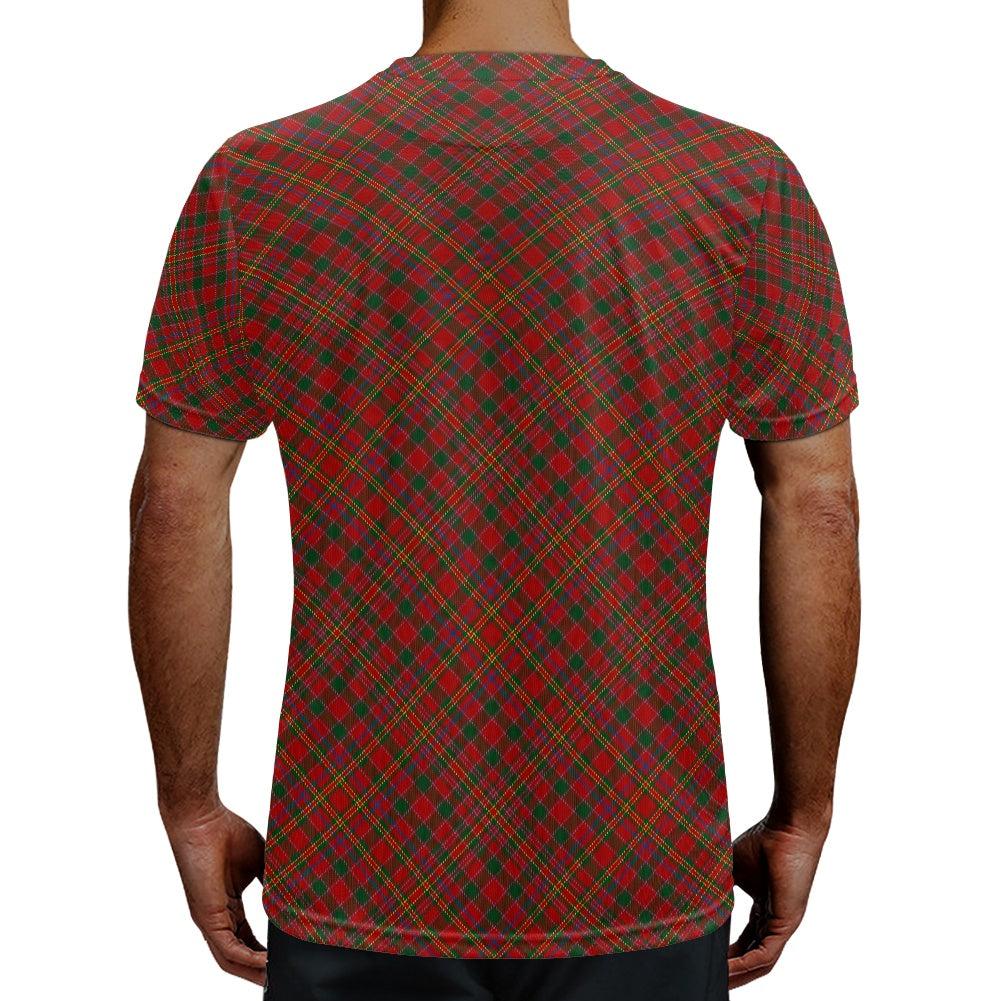 Clan MacAlister Tartan Bias Football Shirt