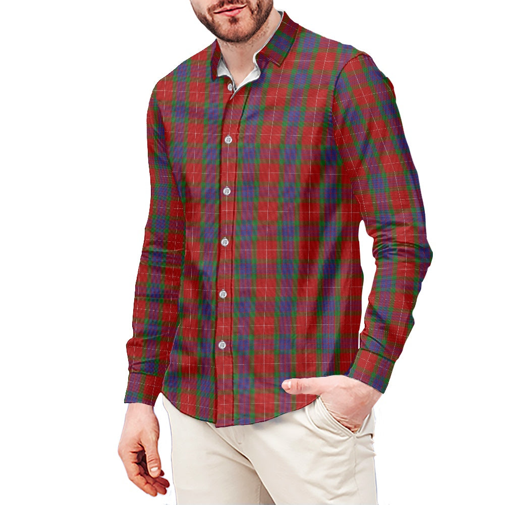 Clan Fraser Tartan Men's long-sleeved shirt