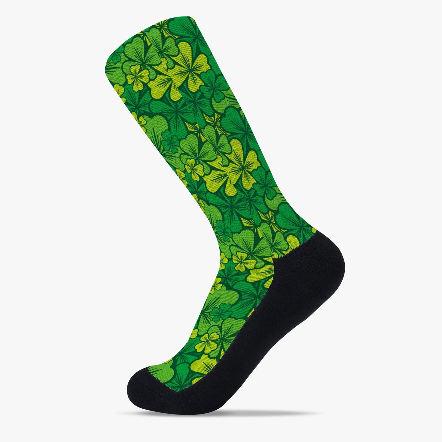 Irish Shamrock Reinforced Sports Socks