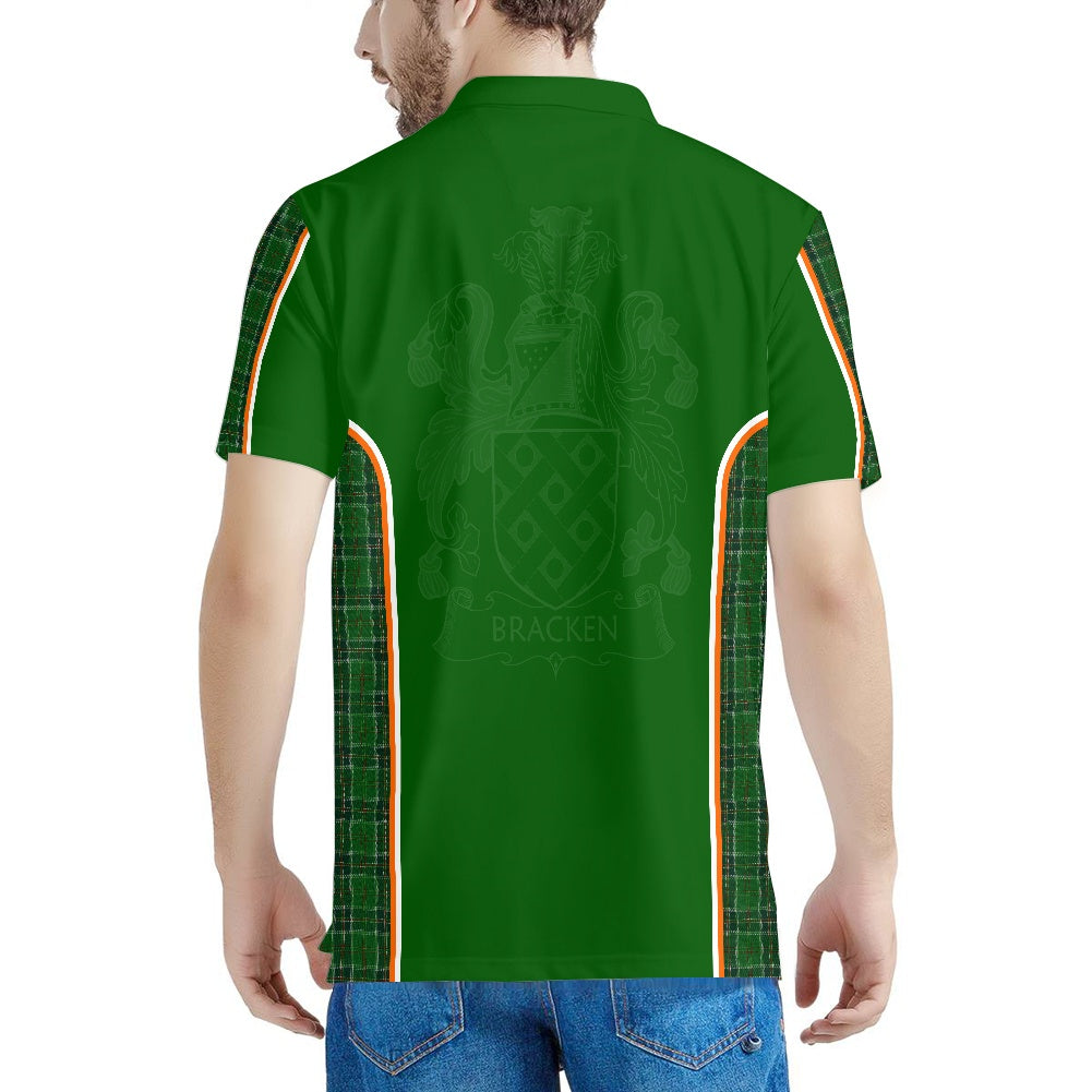 Irish Arms - Bracken & Tartan - Polo Shirt