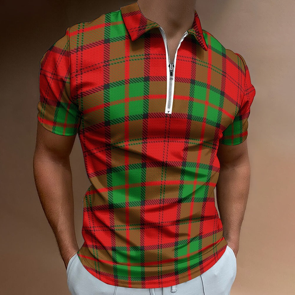 Clan Dunbar Tartan Short sleeve polo shirt