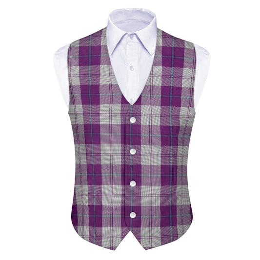 Clan Cunningham Dress Purple Tartan Suit vest jacket