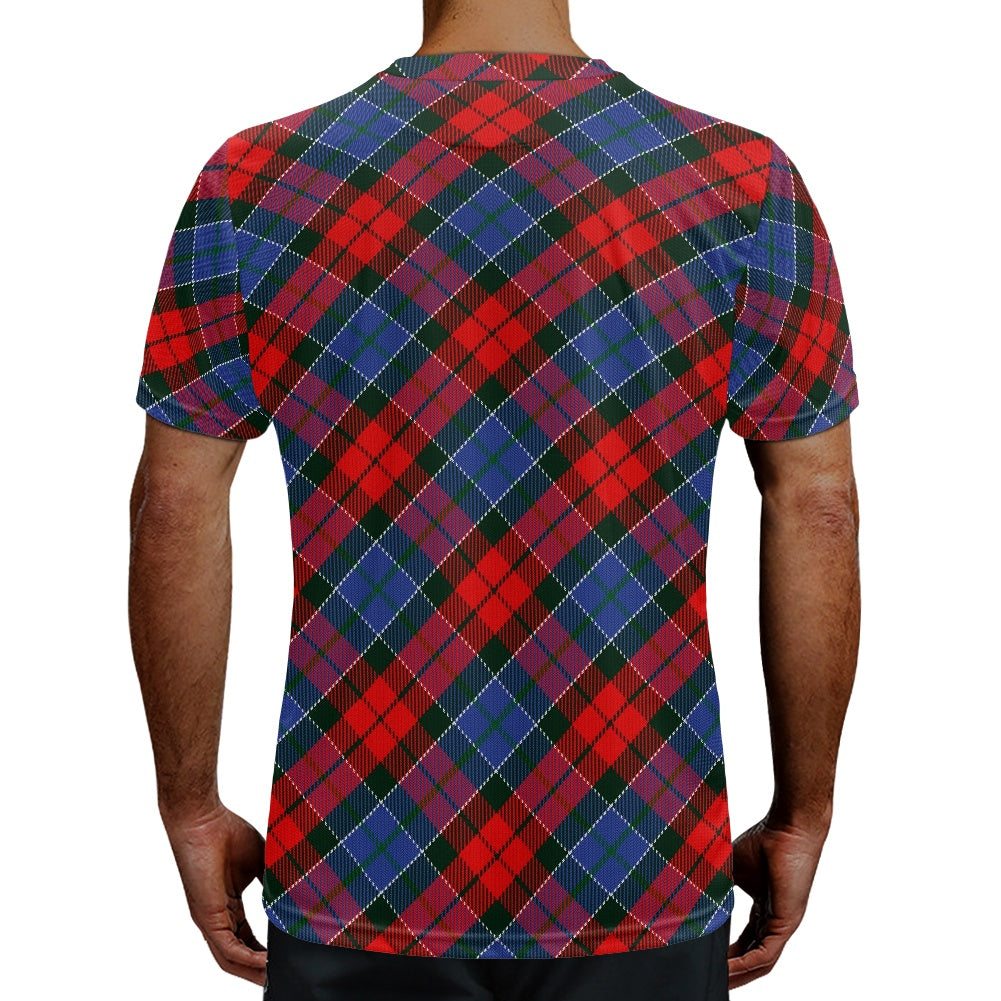 Clan Paterson Red Tartan Football Shirt