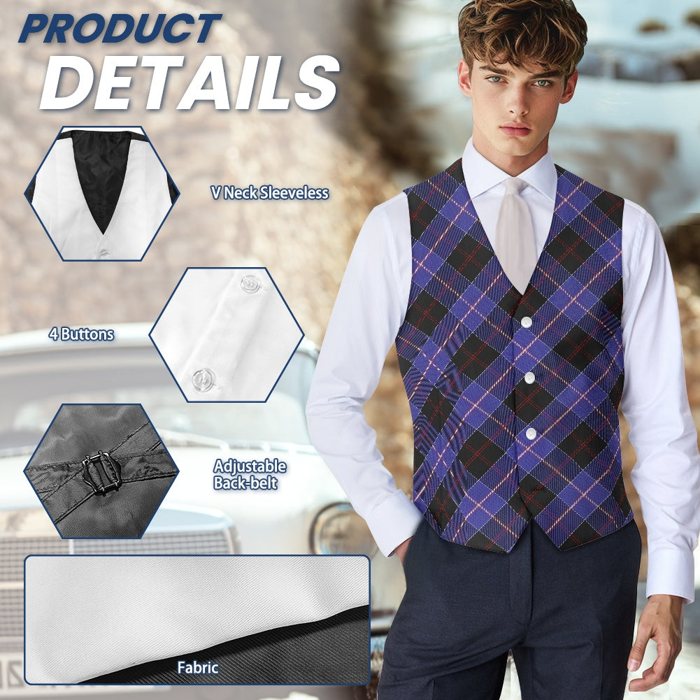 Clan Dunlop Tartan Waistcoat