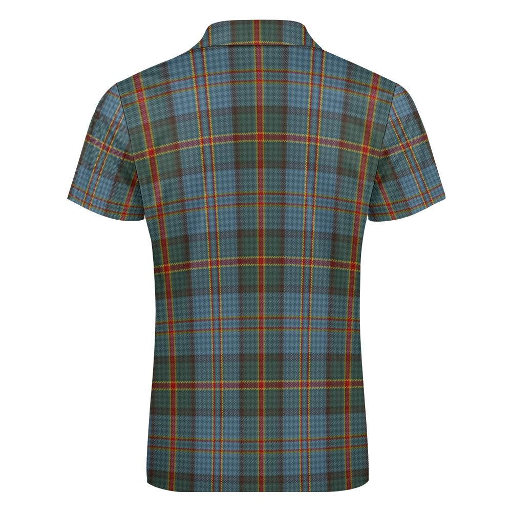 US State - Hawaii Tartan Short sleeve polo shirt