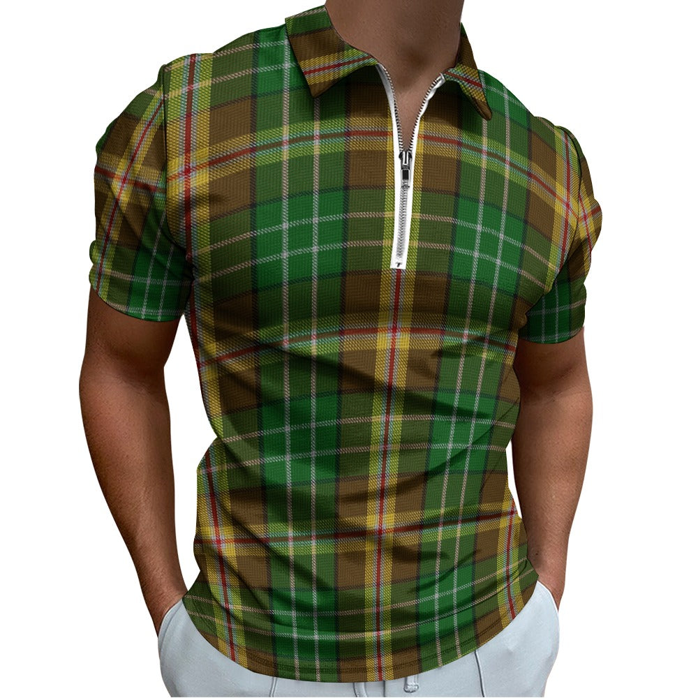 Clan MacShane Tartan Short sleeve polo shirt