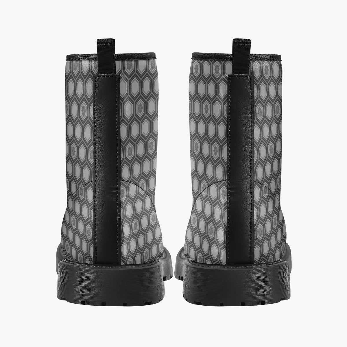 Japanese Wagara - Kikko Black - PU Leather Boots