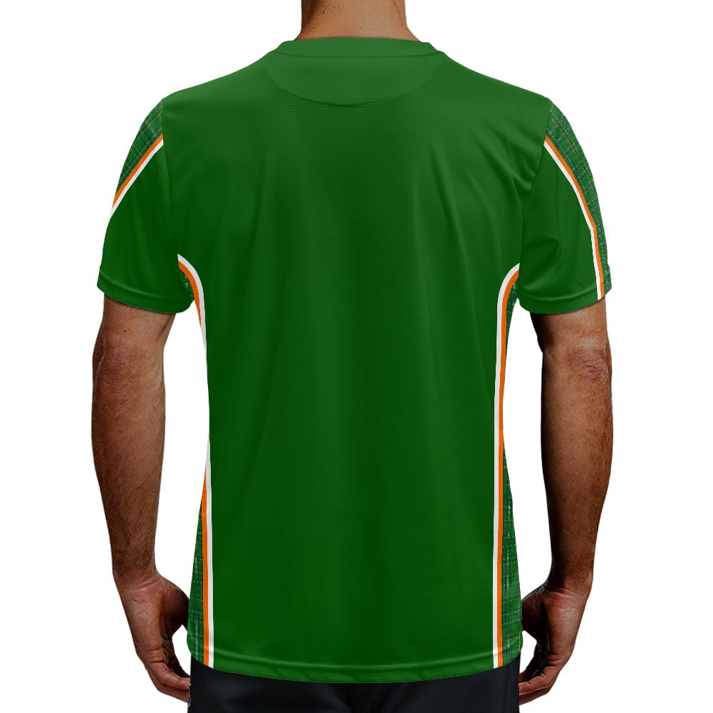 Irish County Wexford Tartan Strip Football Shirt