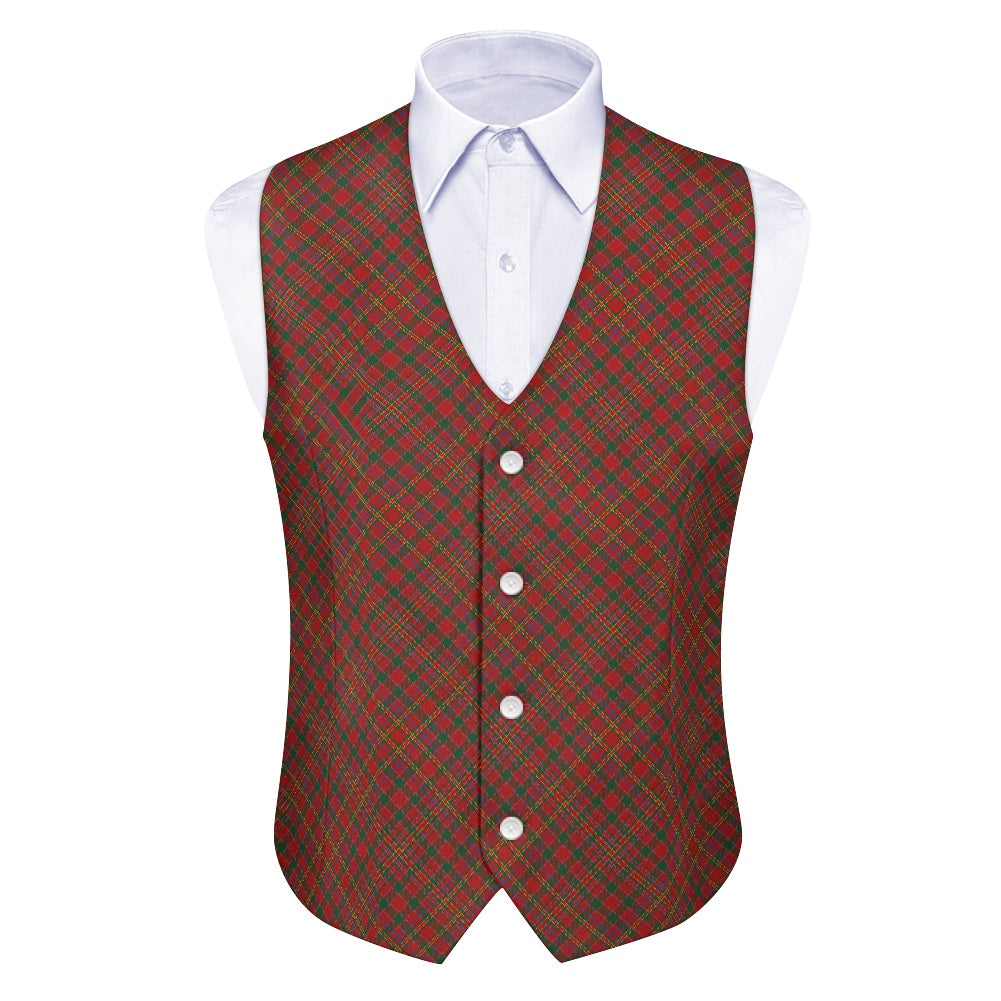 Clan MacAlister Tartan Bias Suit vest jacket