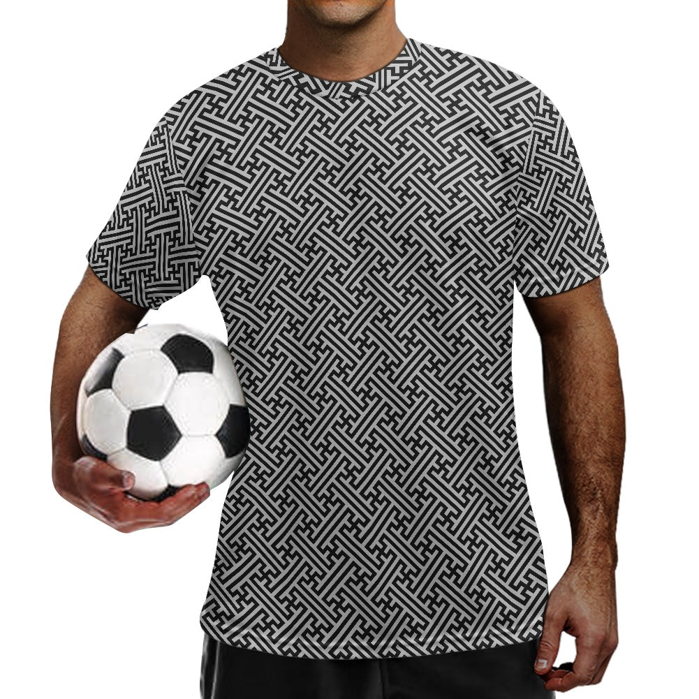 Japanese Wagara - Black Sayagata - Football Shirt
