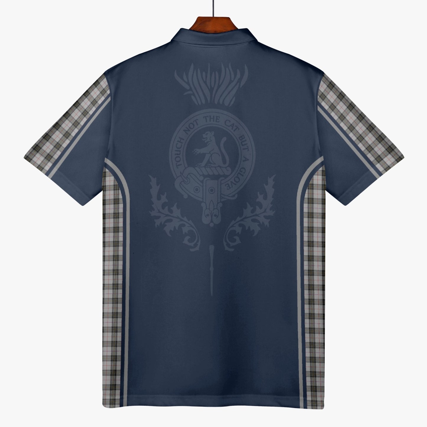 Clan MacPherson Crest & Tartan Polo Shirt