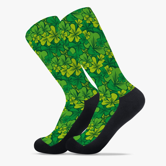 Irish Shamrock Reinforced Sports Socks