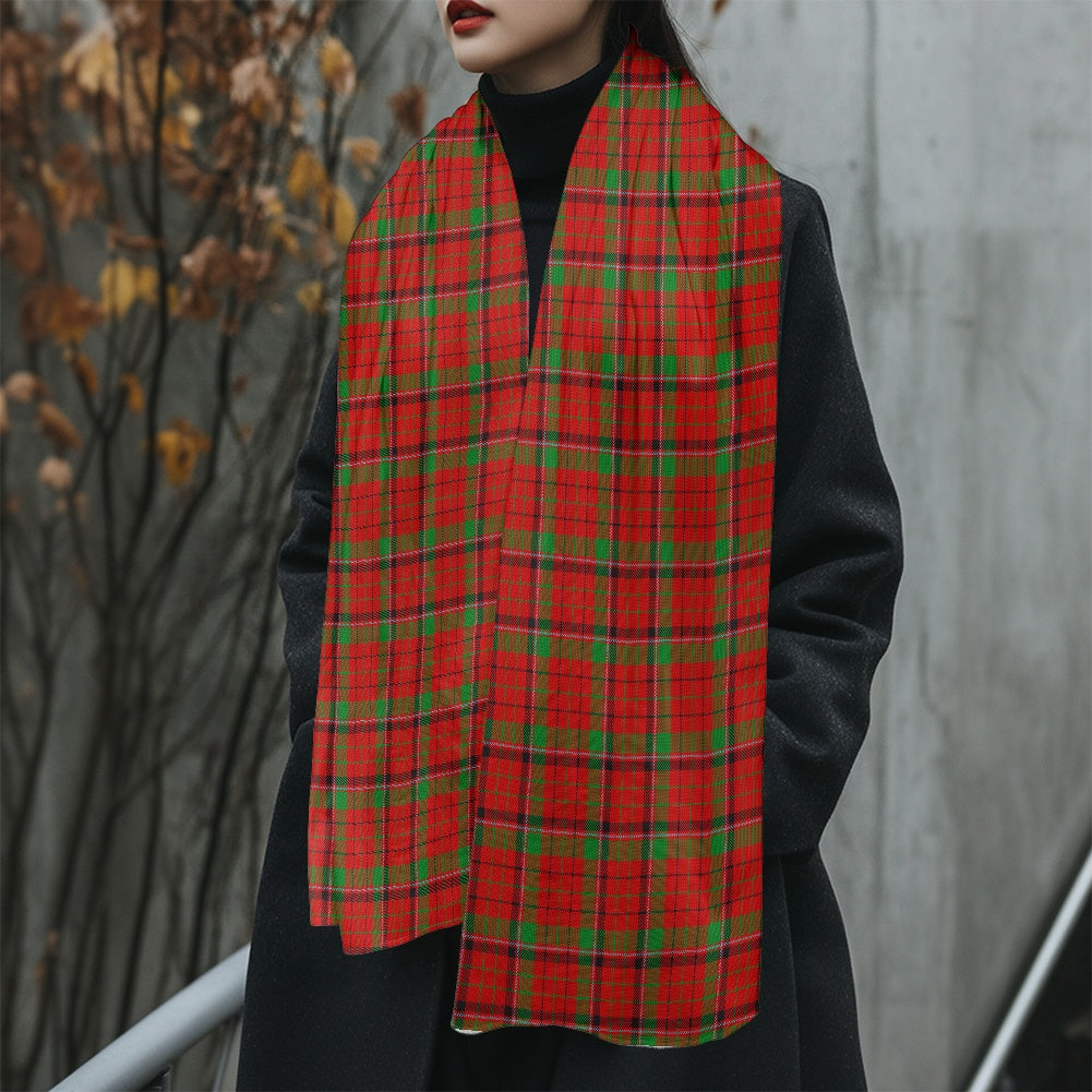 Clan Nicholson Tartan Fluffy scarf