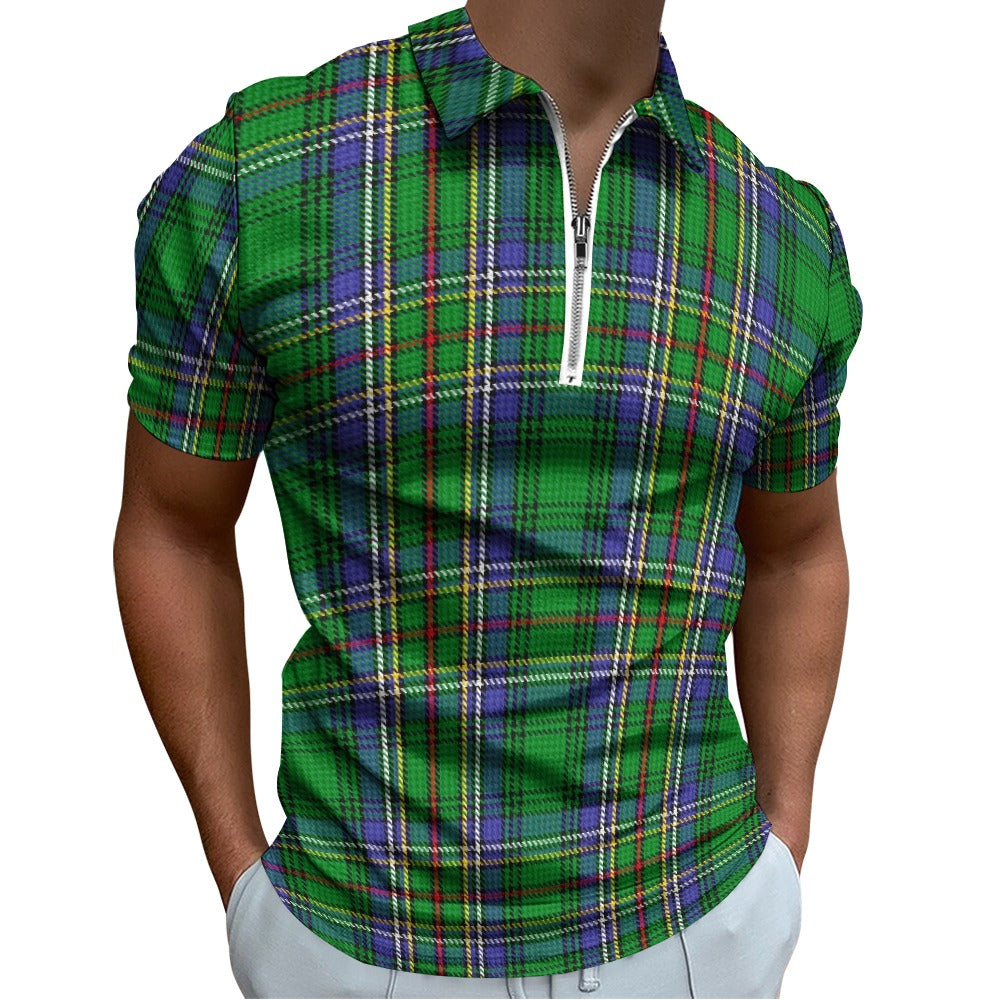 Clan Cockburn Tartan Short sleeve polo shirt