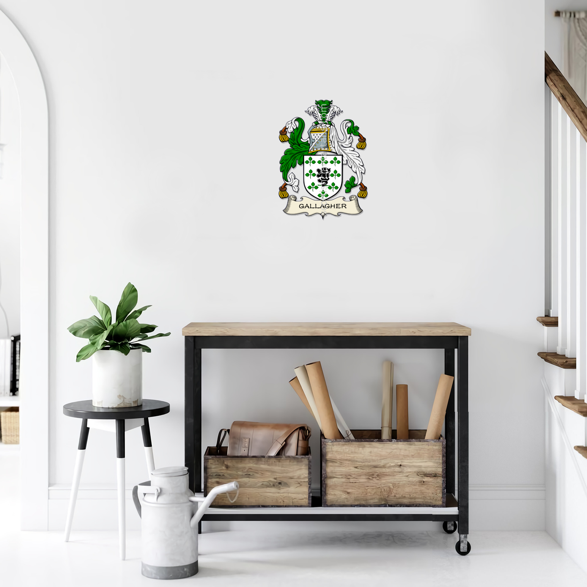 Irish Arms - Gallagher | Metal Wall Art
