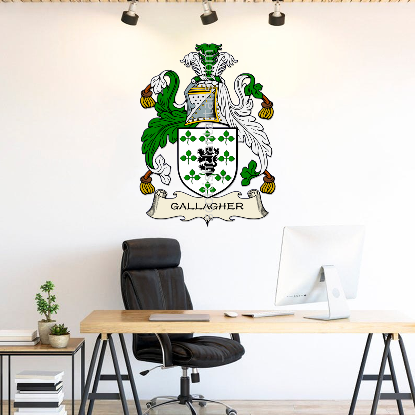 Irish Arms - Gallagher | Metal Wall Art