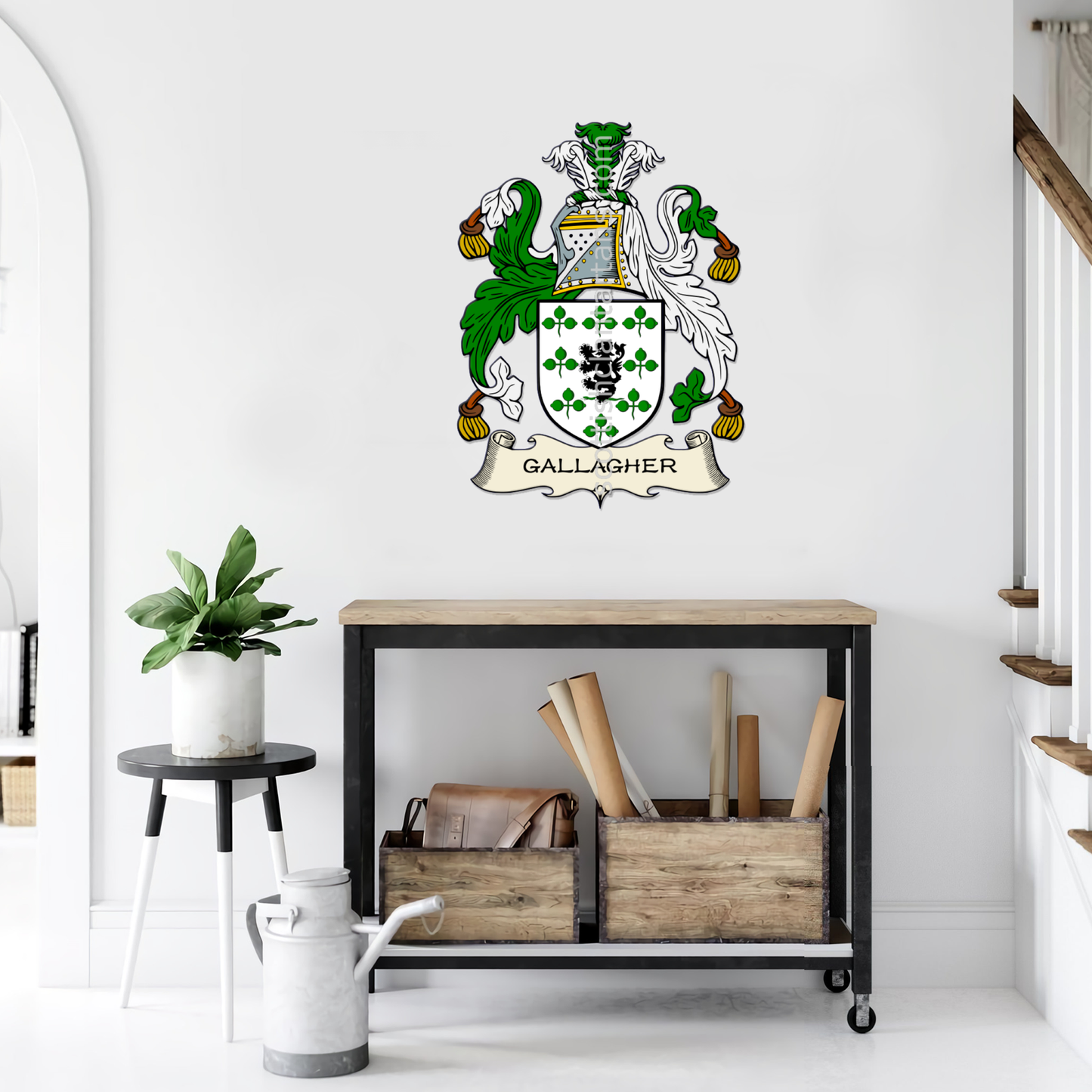 Irish Arms - Gallagher | Metal Wall Art