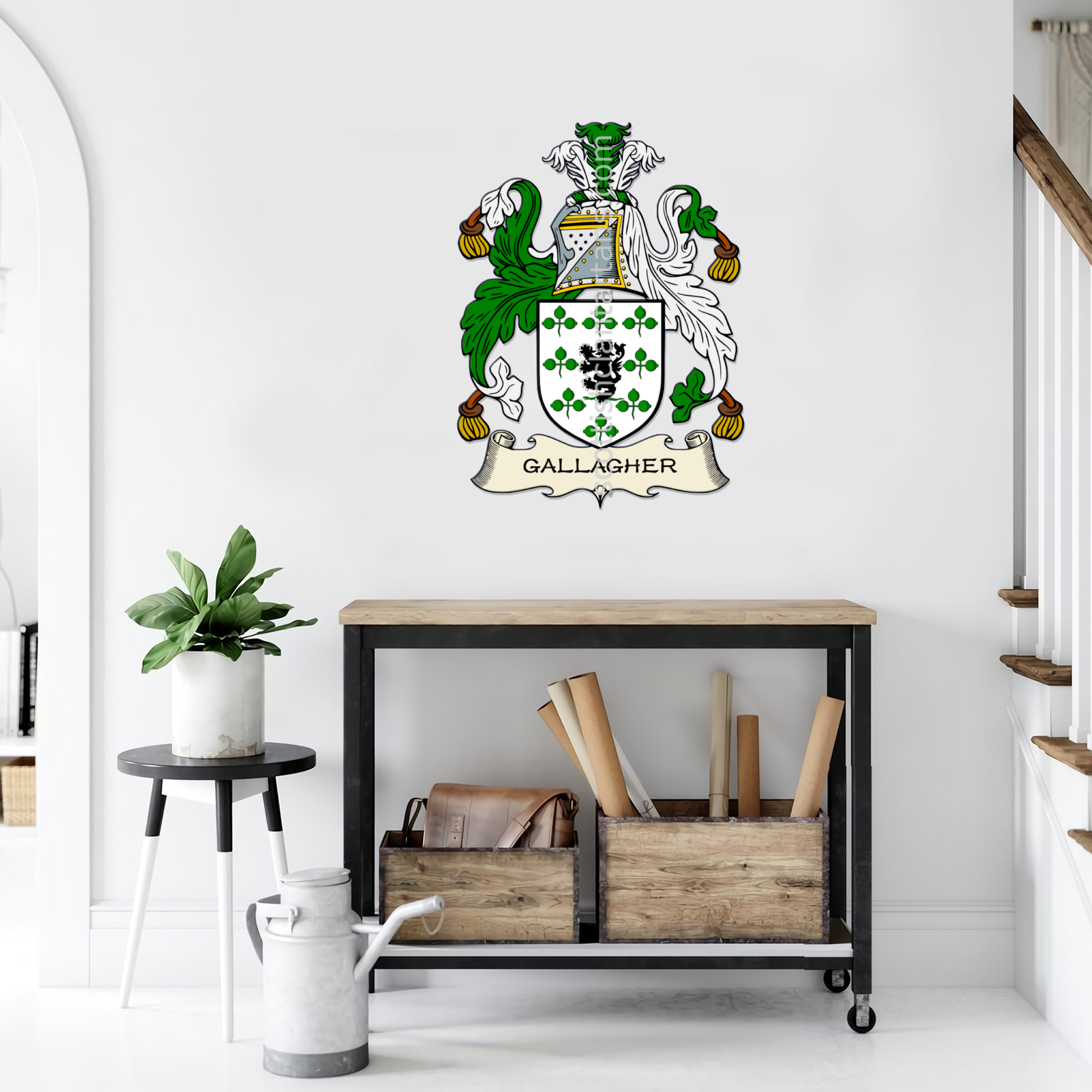 Irish Arms - Gallagher | Metal Wall Art